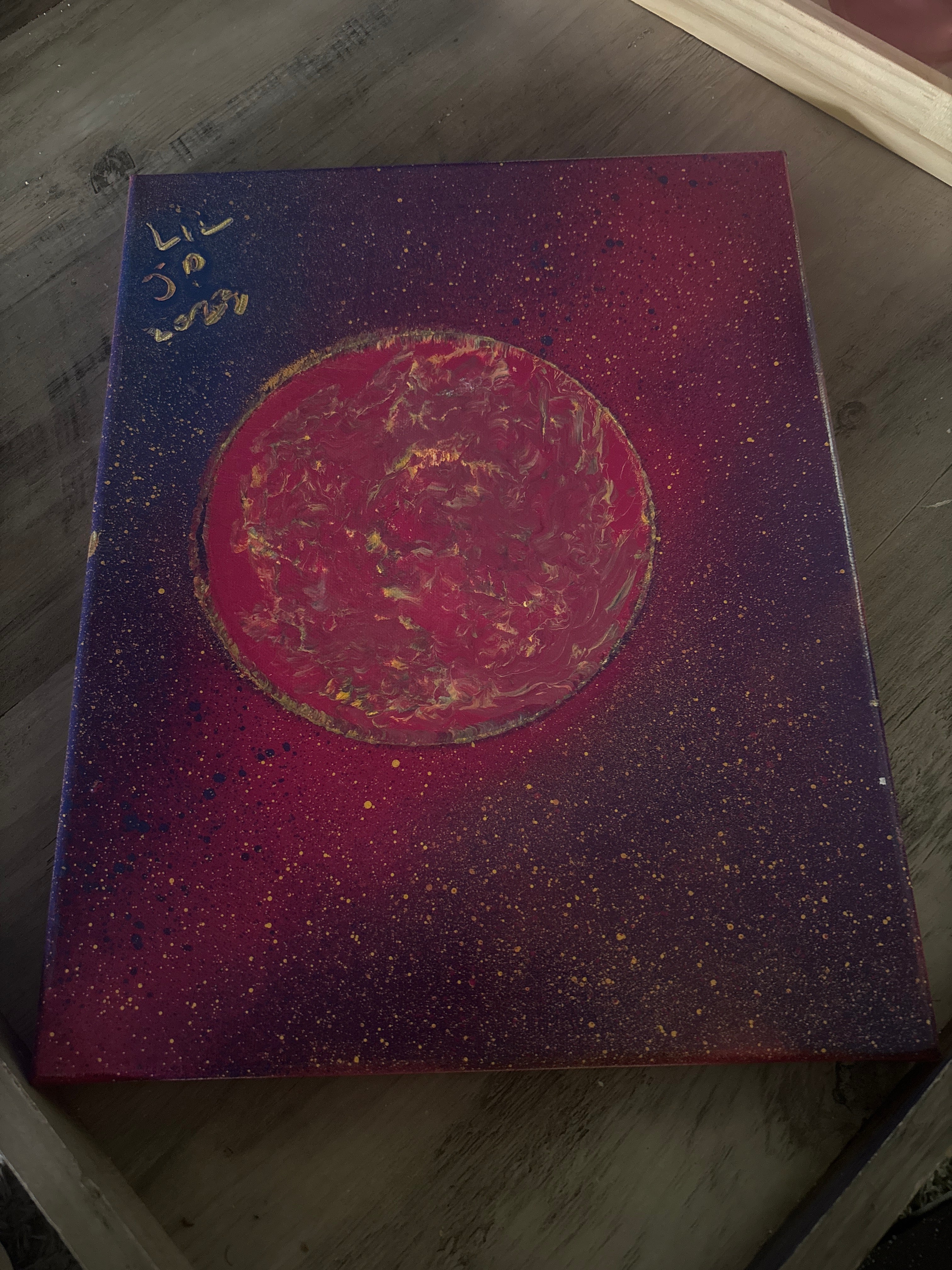 Canvas Planet Painting